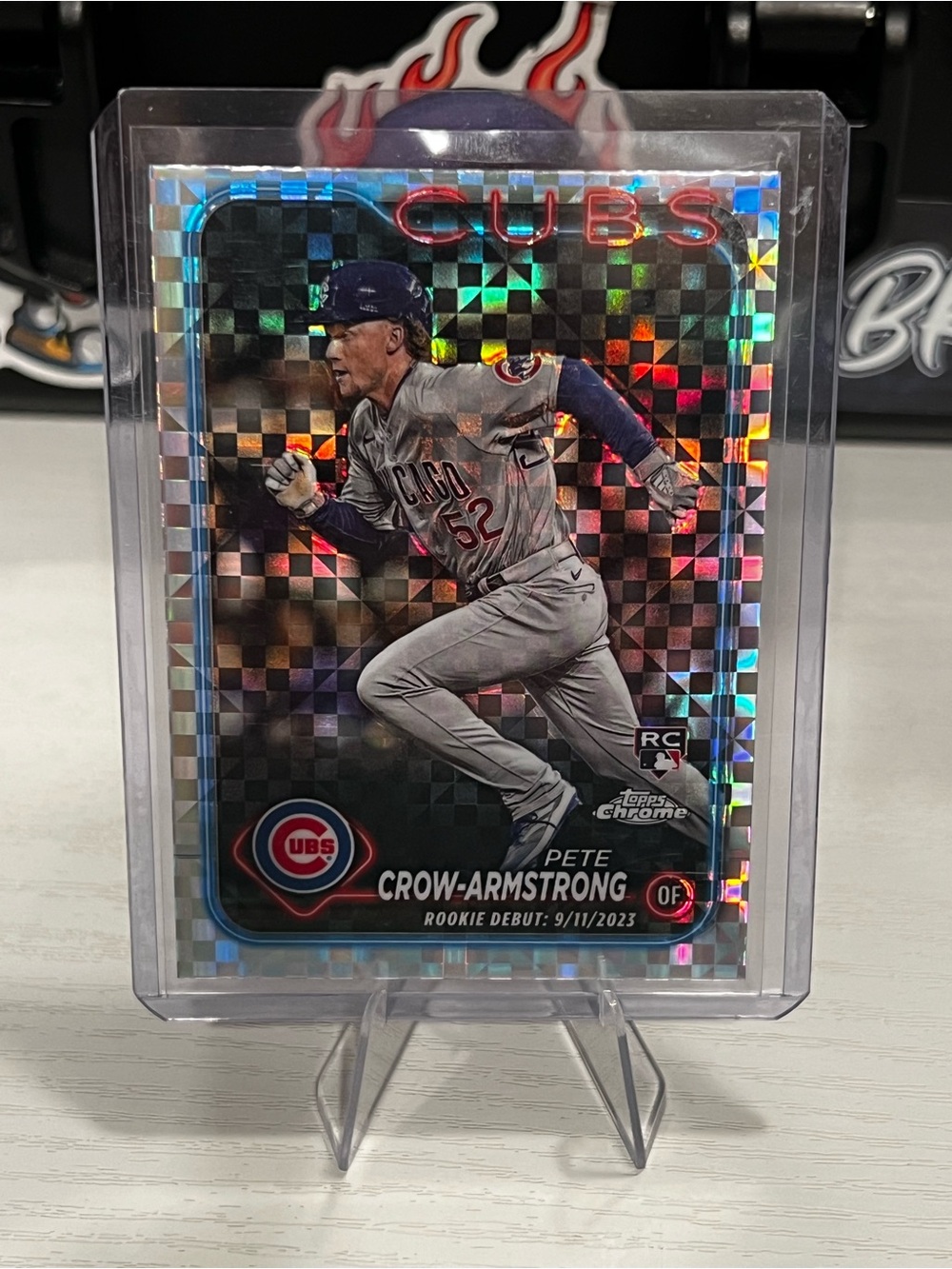 Pete crow Armstrong silver rookie card